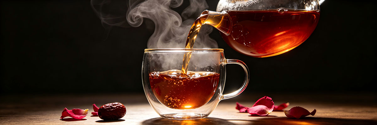 5E Calm evening tea ritual