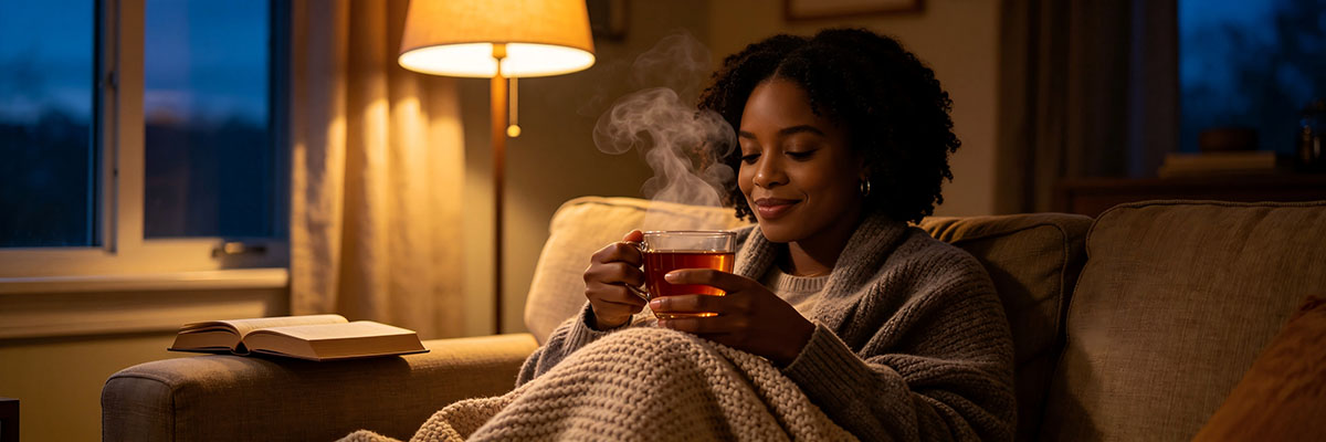 Evening tea ritual